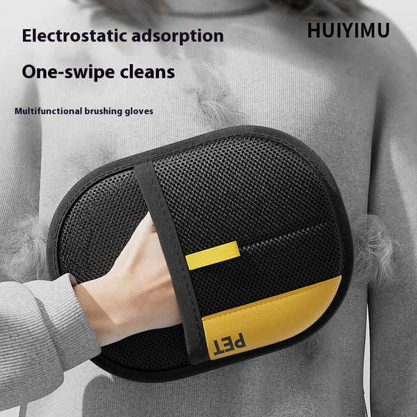 Electrostatic Pet Hair Remover Glove – Reusable Cat & Dog Fur Cleaner